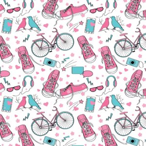 Papel de Parede Adesivo Vintage Teen