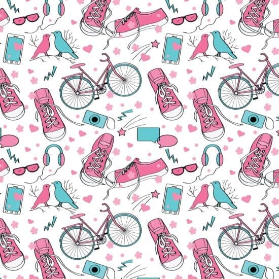 Papel de Parede Adesivo Vintage Teen 2,70×0,57m Papel de Parede Adesivo Vintage Teen 2,70×0,57m