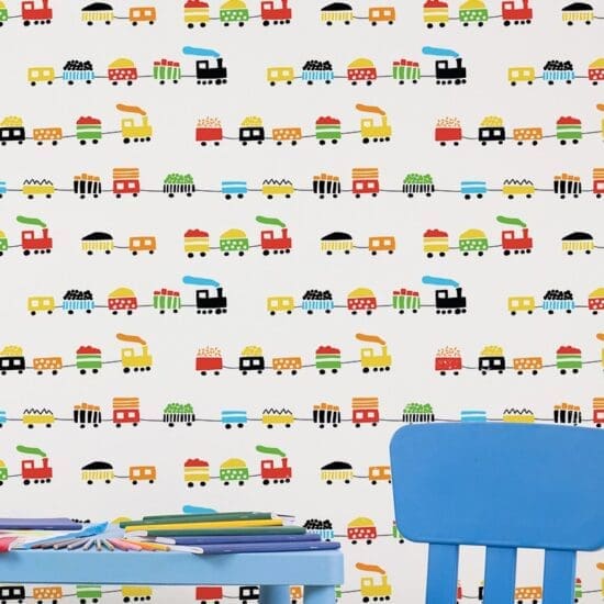 Papel de Parede Infantil Trenzinho 2,70×0,57m