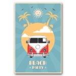 Placa Decorativa MDF Vintage Kombi