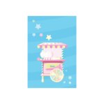 Placa Decorativa Infantil Carrinho de Doces 20x30cm