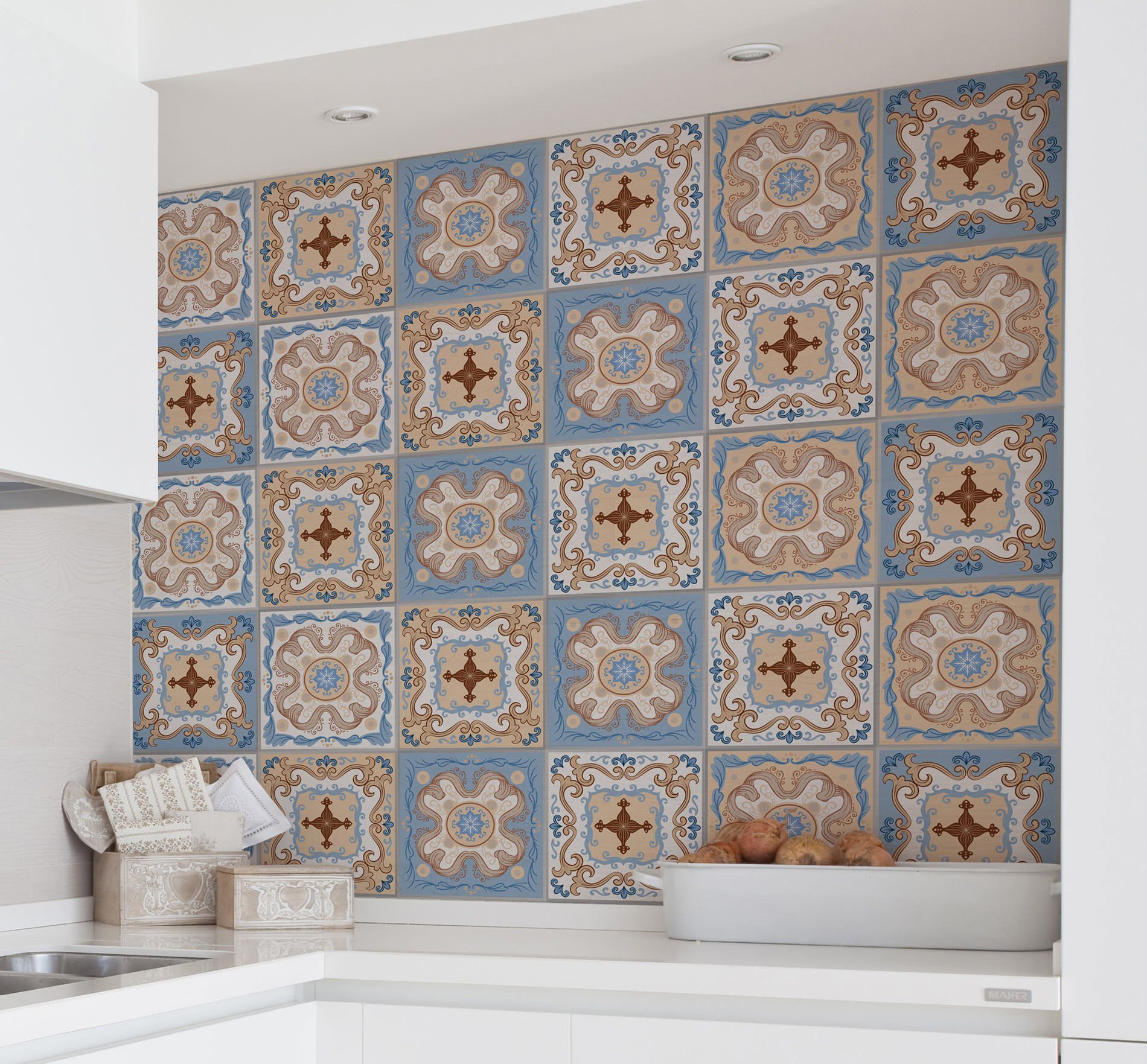 Adesivo de Azulejo Hidráulico Santa Isabel -