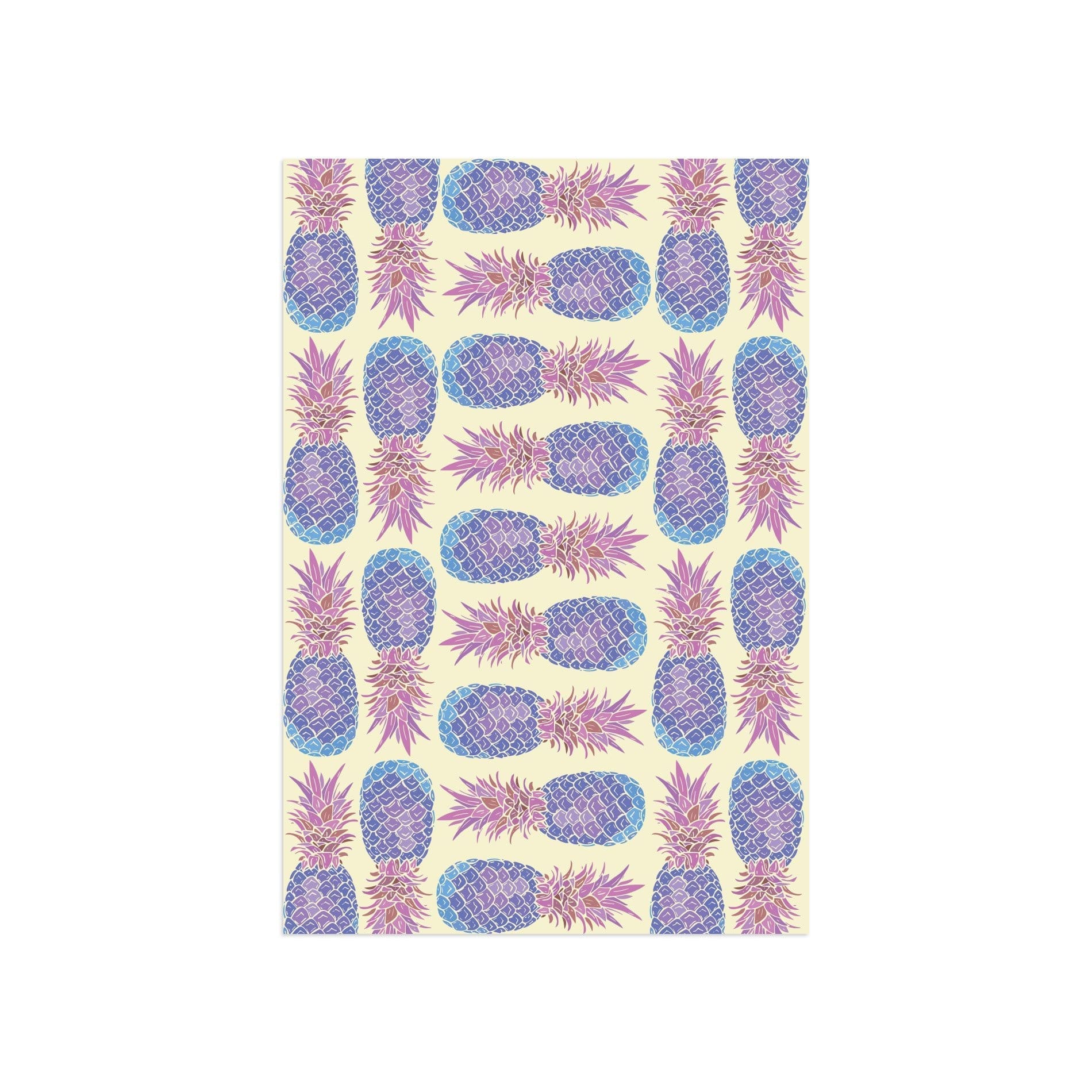 Placa Decorativa Abacaxis Coloridos 20x30cm