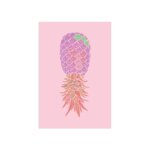 Placa Decorativa Abacaxi Rosa MDF 30x40cm