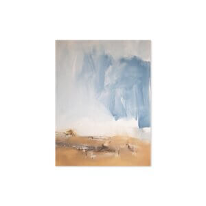 Placa Decorativa MDF Abstrata Deserto 20x30cm