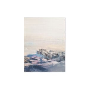 Placa Decorativa MDF Abstrata Montanhas 30x40cm