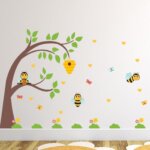 Adesivo de Parede Infantil Abelha Quarto