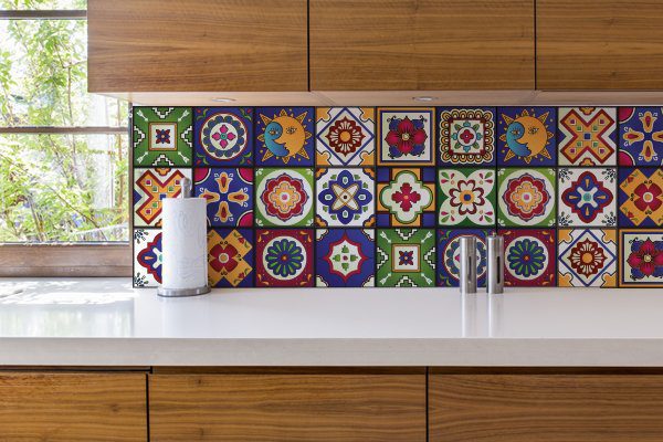 Adesivo de Azulejo Cozinha Mexicano