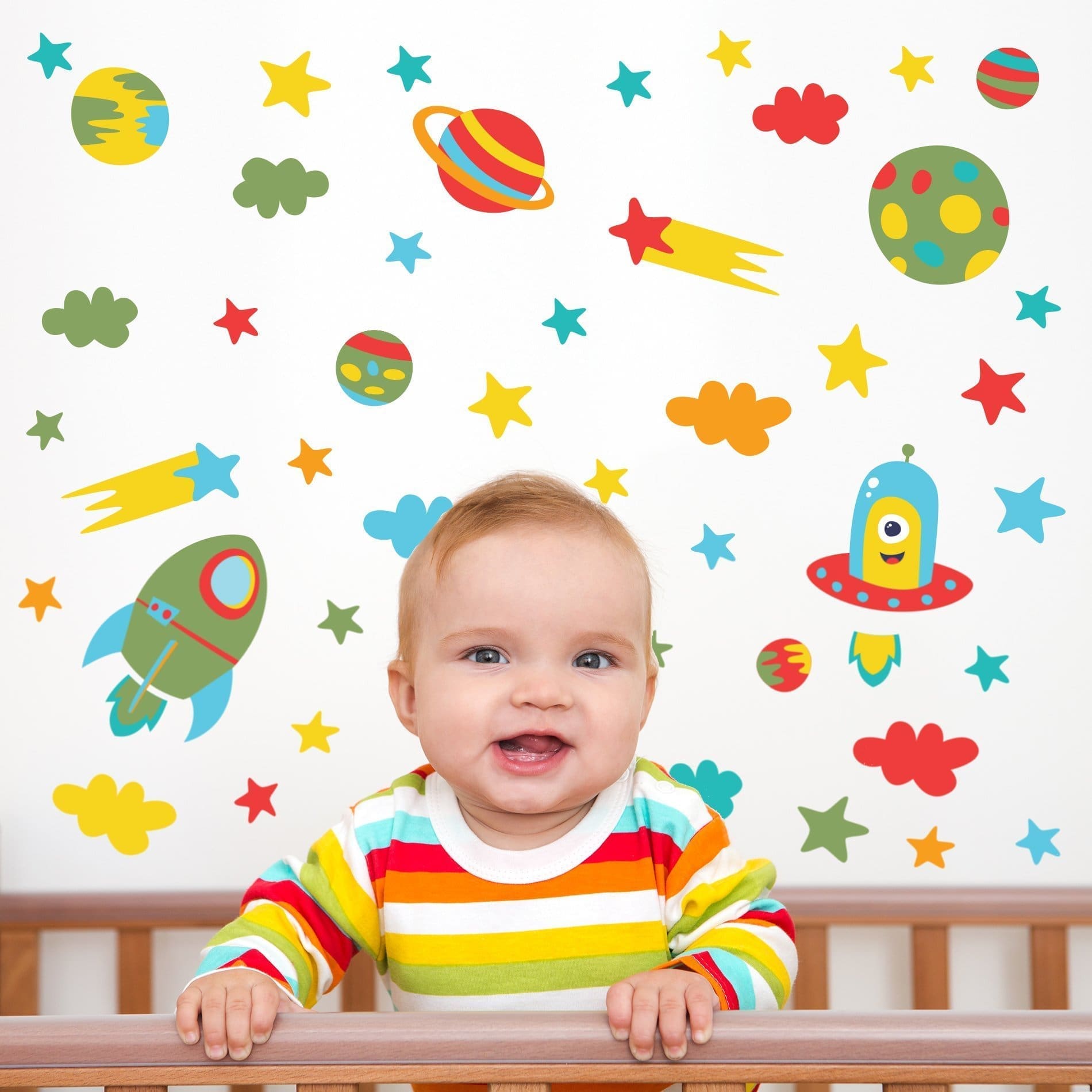 Adesivo de Parede Infantil Espaço Baby