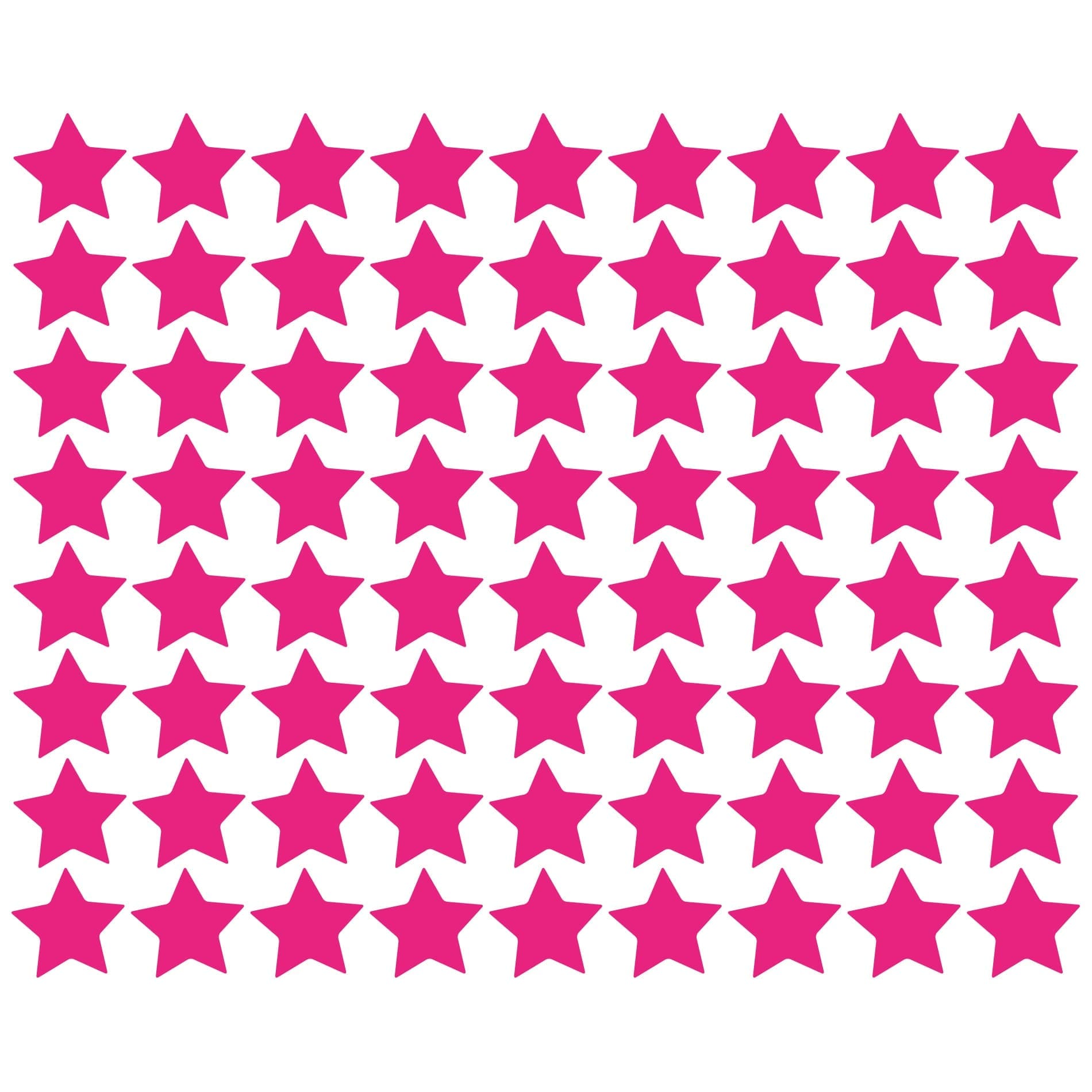 Adesivo de Parede Estrelas 54un 5x5cm