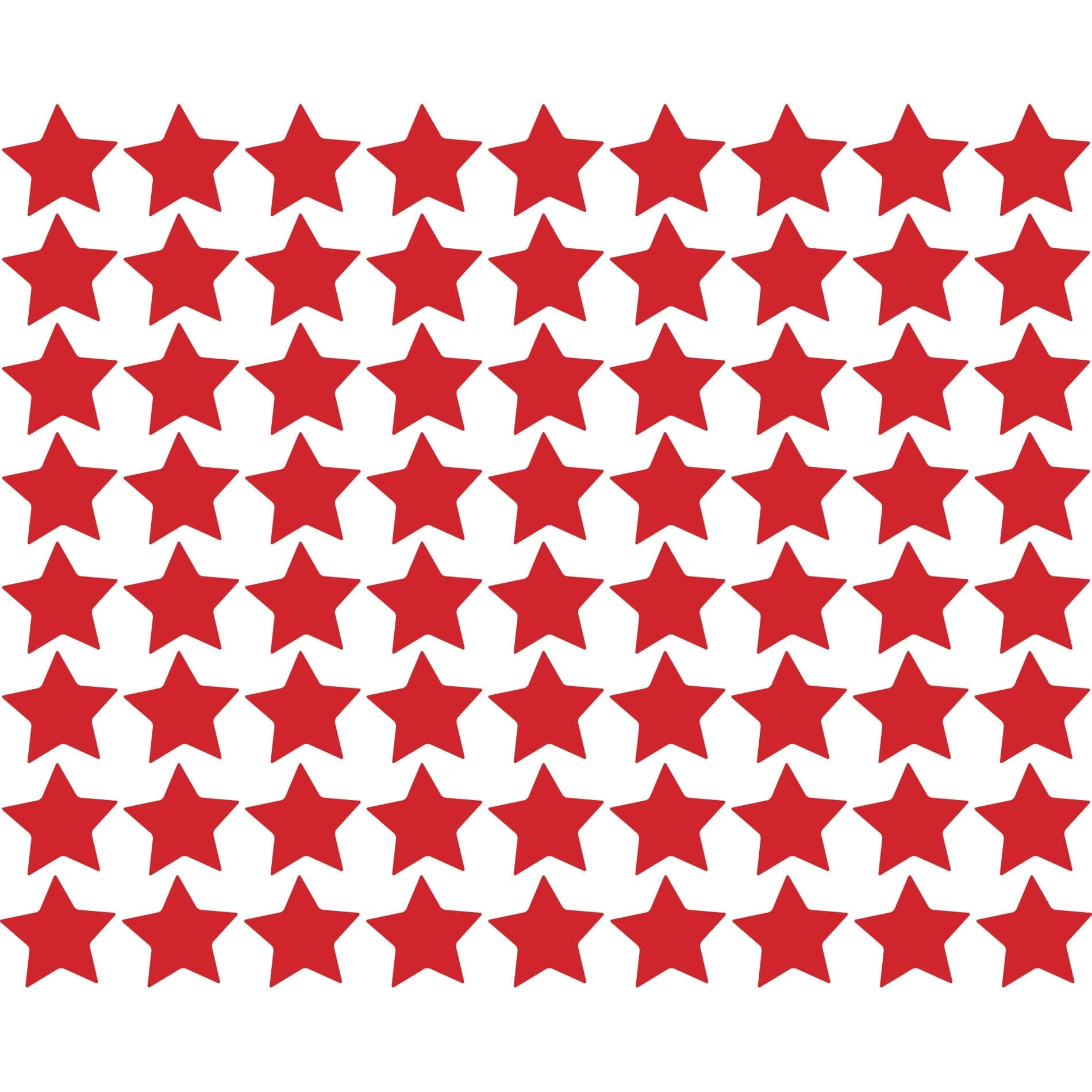 Adesivo de Parede Estrelas 54un 5x5cm