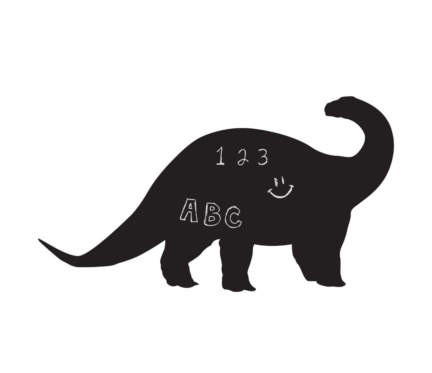 Adesivo de Parede Lousa Dinossauro