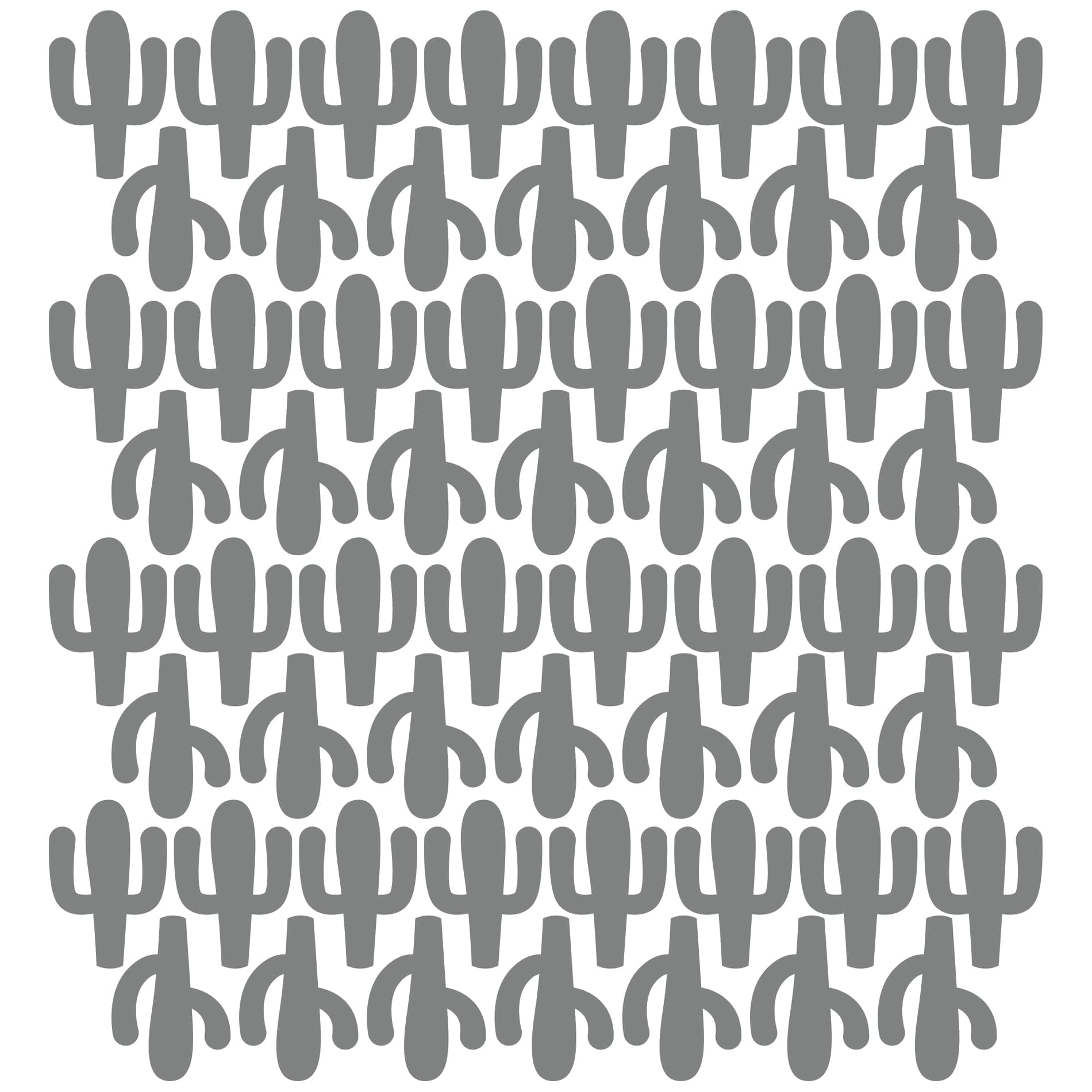 Adesivo de Parede Infantil Cactos 60un 6x9cm