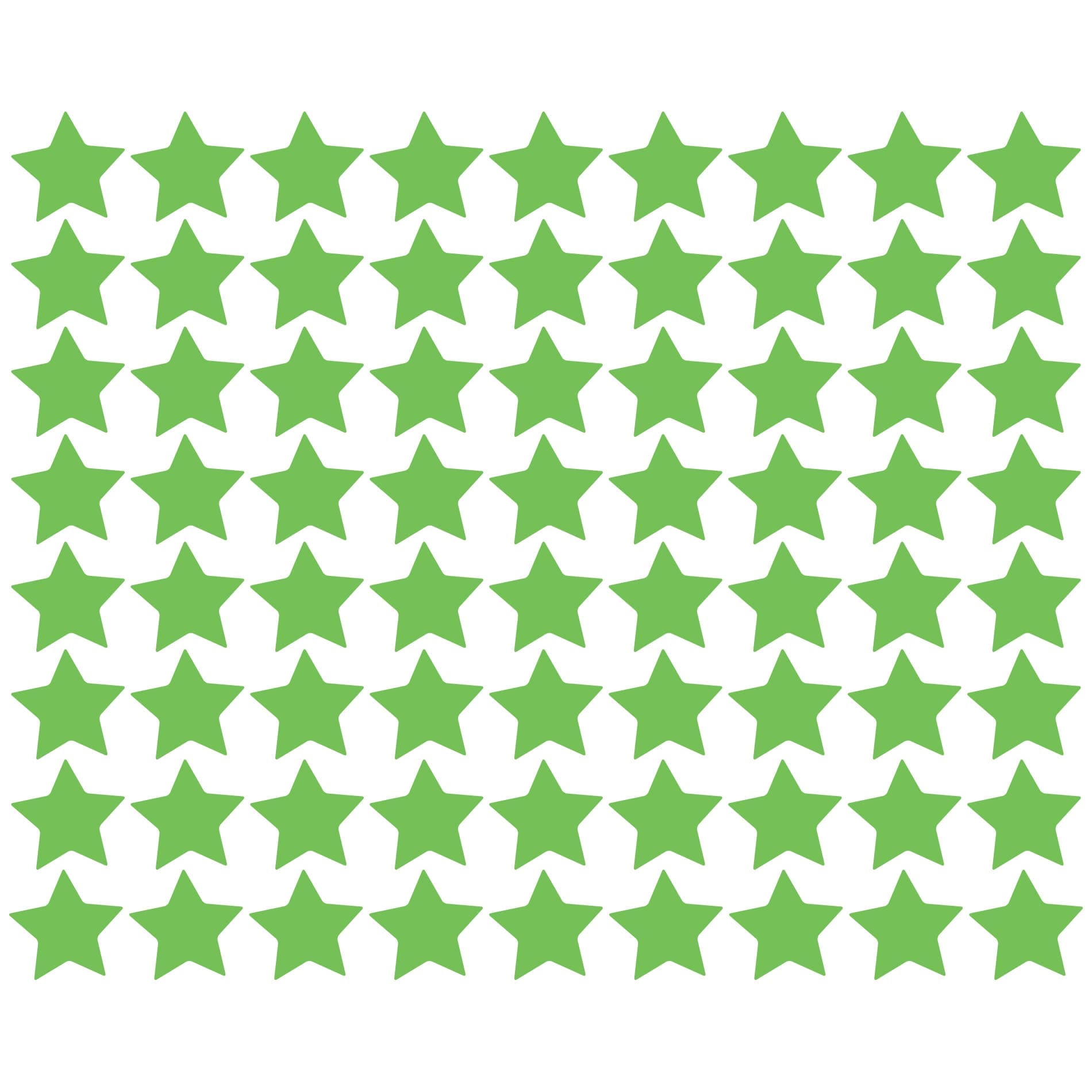 Adesivo de Parede Estrelas 54un 5x5cm