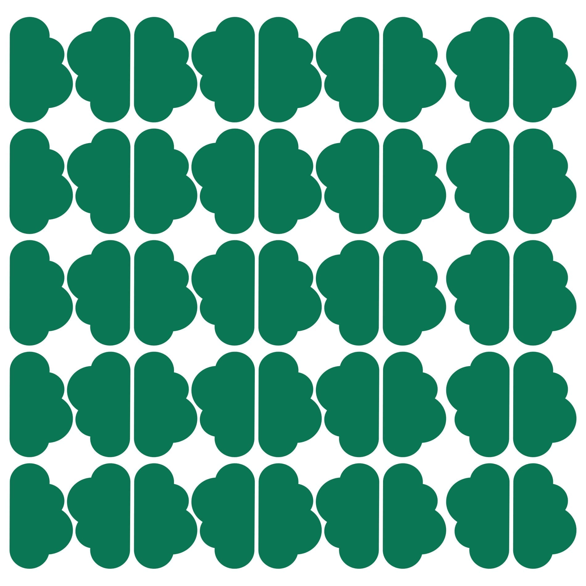 Adesivo de Parede Nuvens 45un 10x6cm