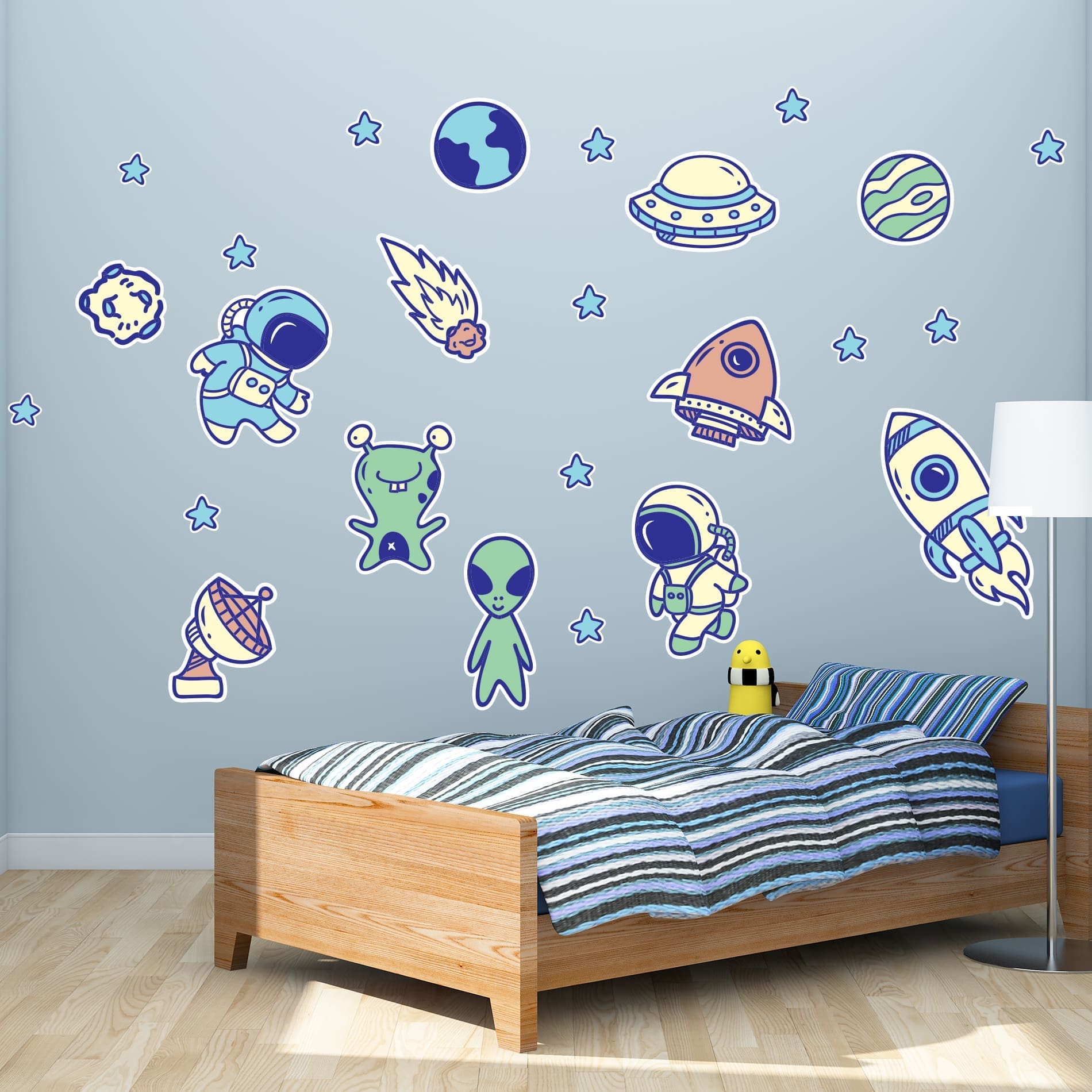Adesivo de Parede Espaço Viagem Espacial