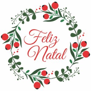 Adesivo de Porta e Parede Guirlanda de Natal