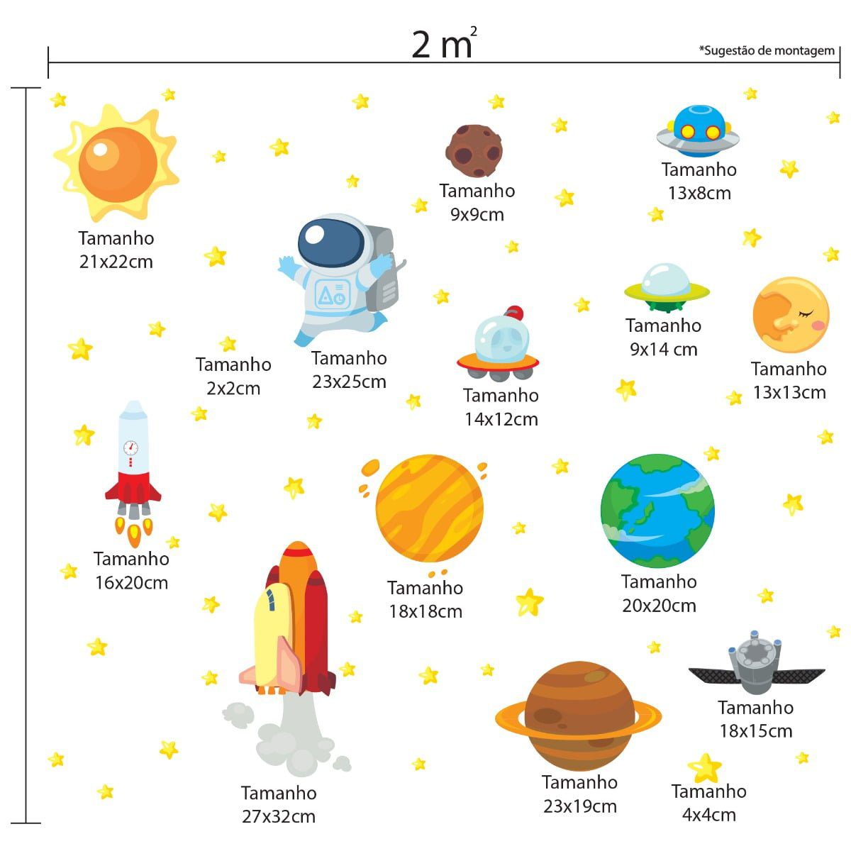 Adesivo de Parede Infantil