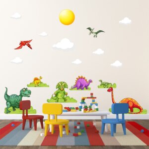 Adesivo de Parede Infantil Dinossauros