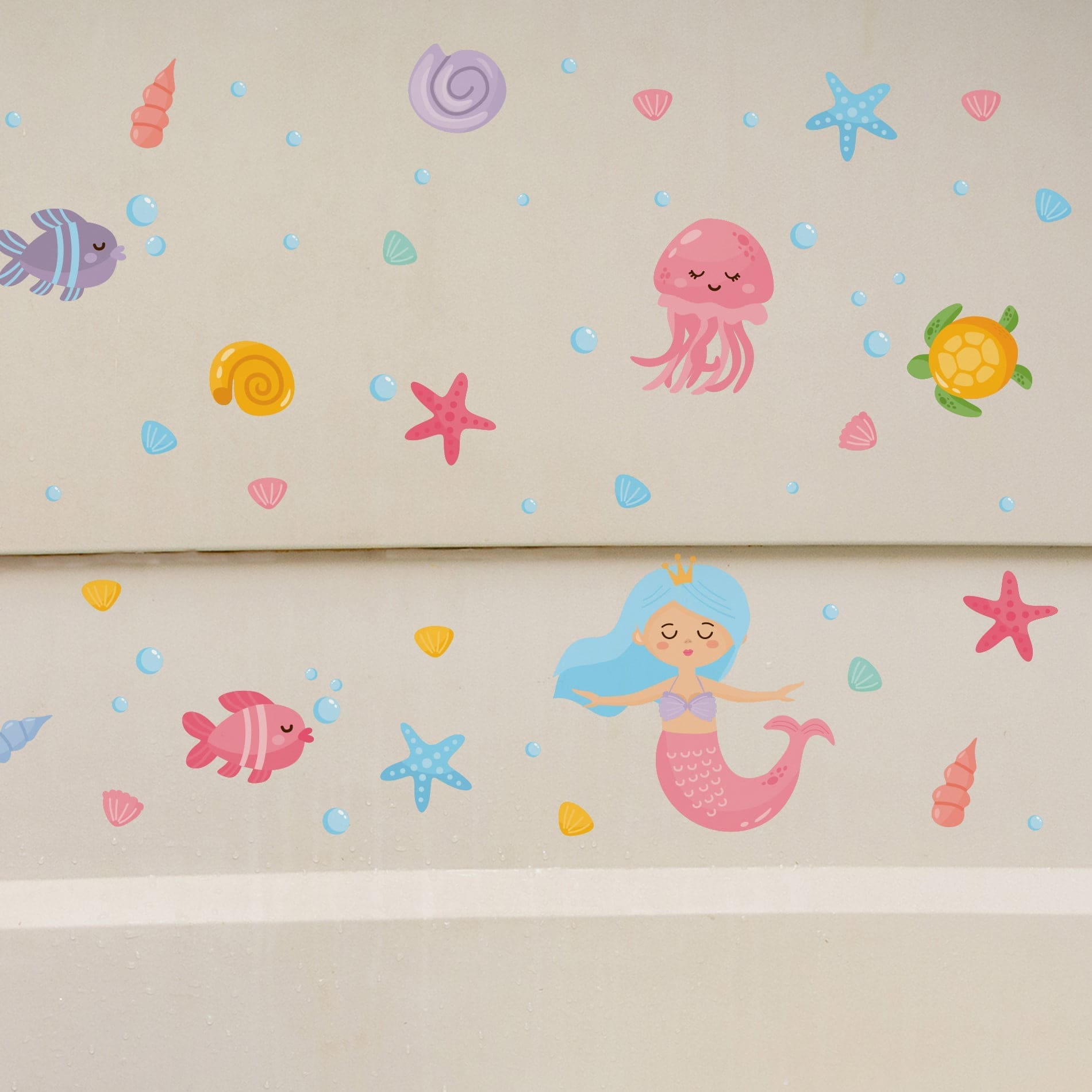 Adesivo de Parede Infantil Sereia