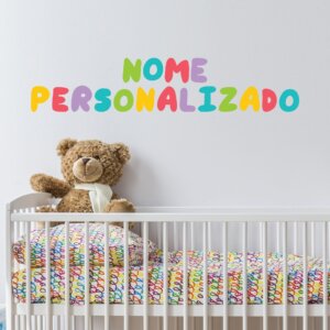 Adesivo de Parede com Nome Personalizado 2 unidades