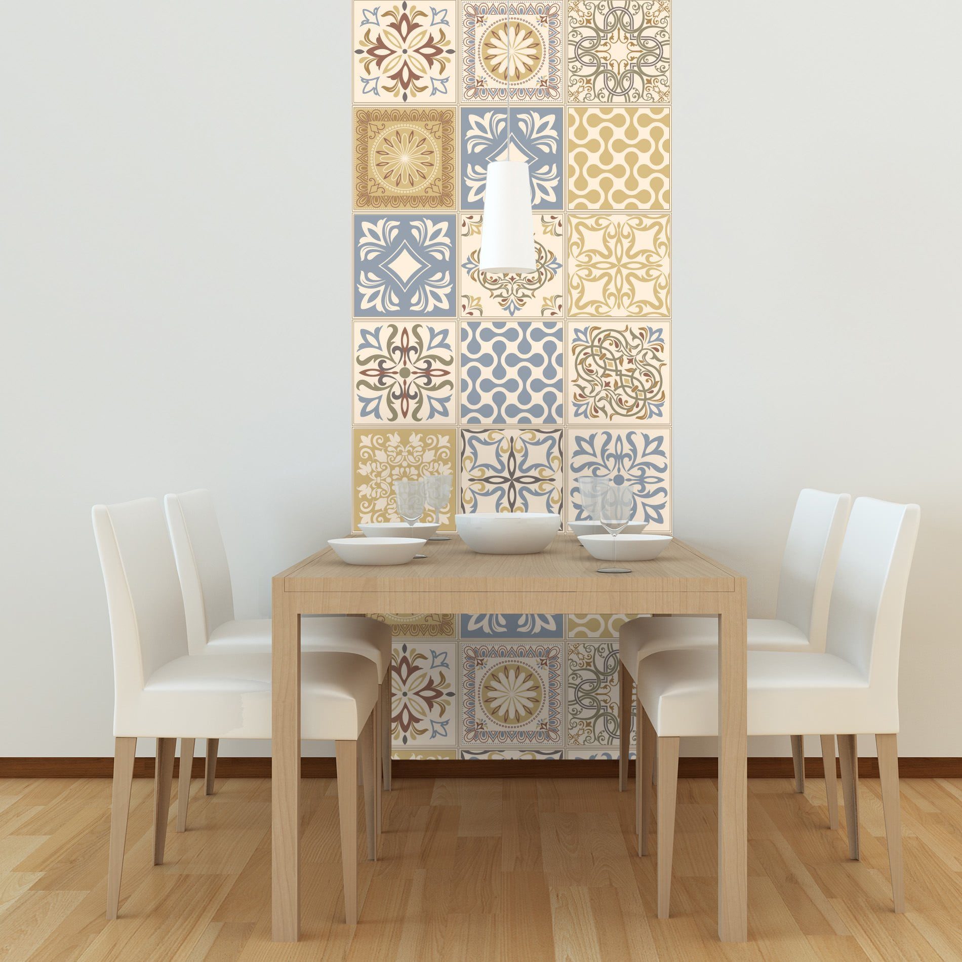 Adesivo de Azulejo Amarelo Canário