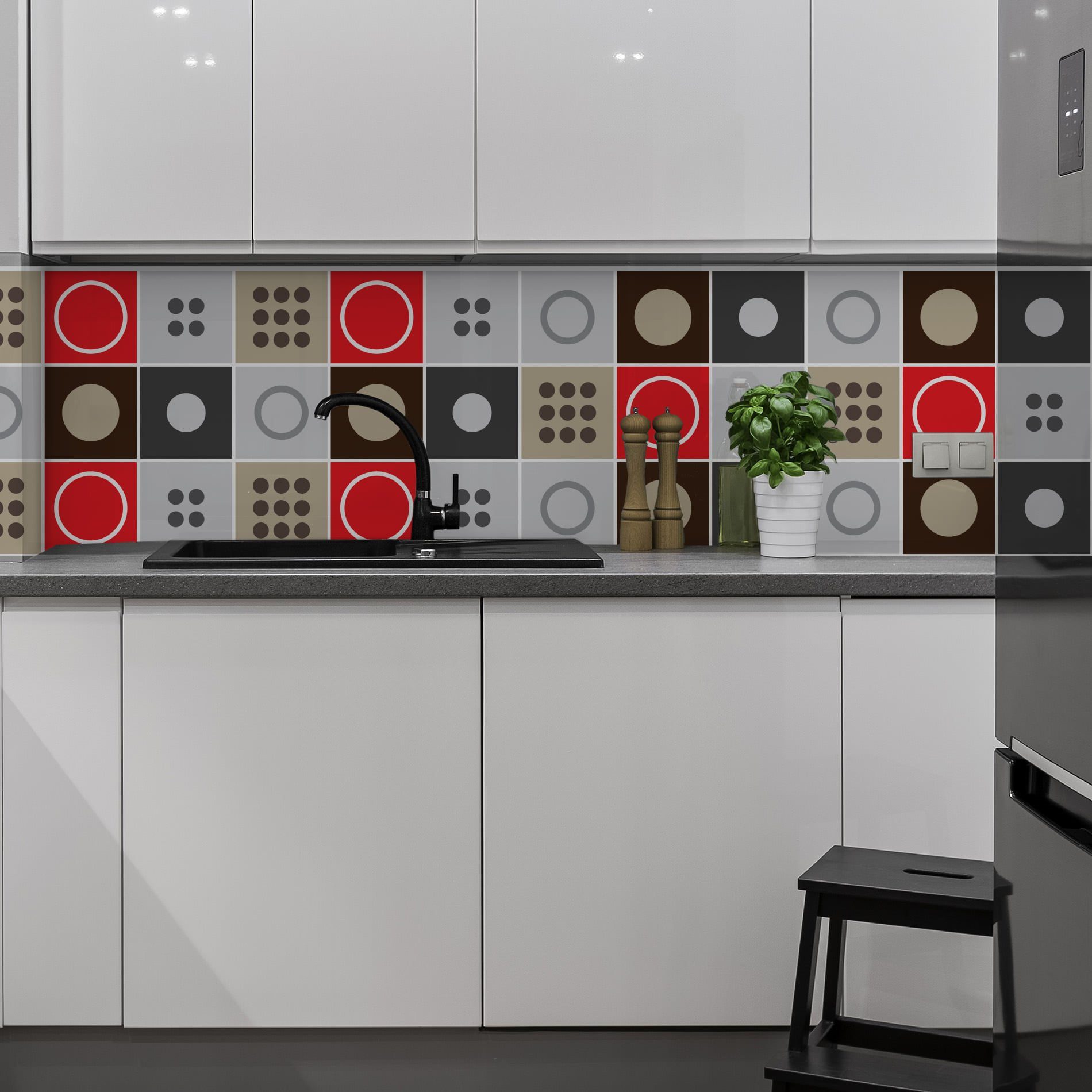 Adesivo de Azulejo Moderno Geométrico