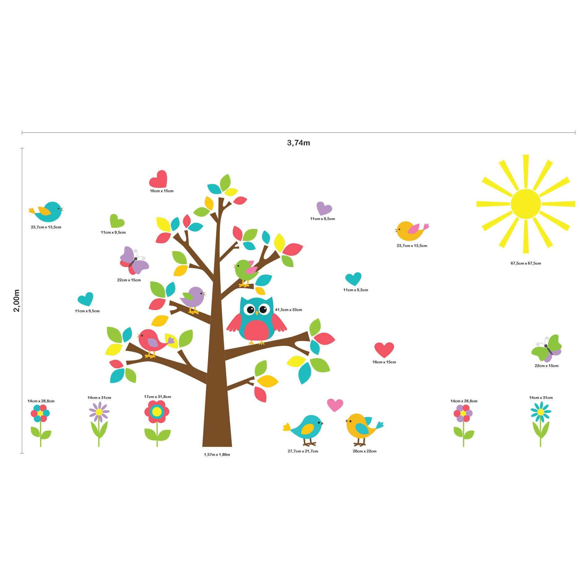 Adesivo de Parede Infantil