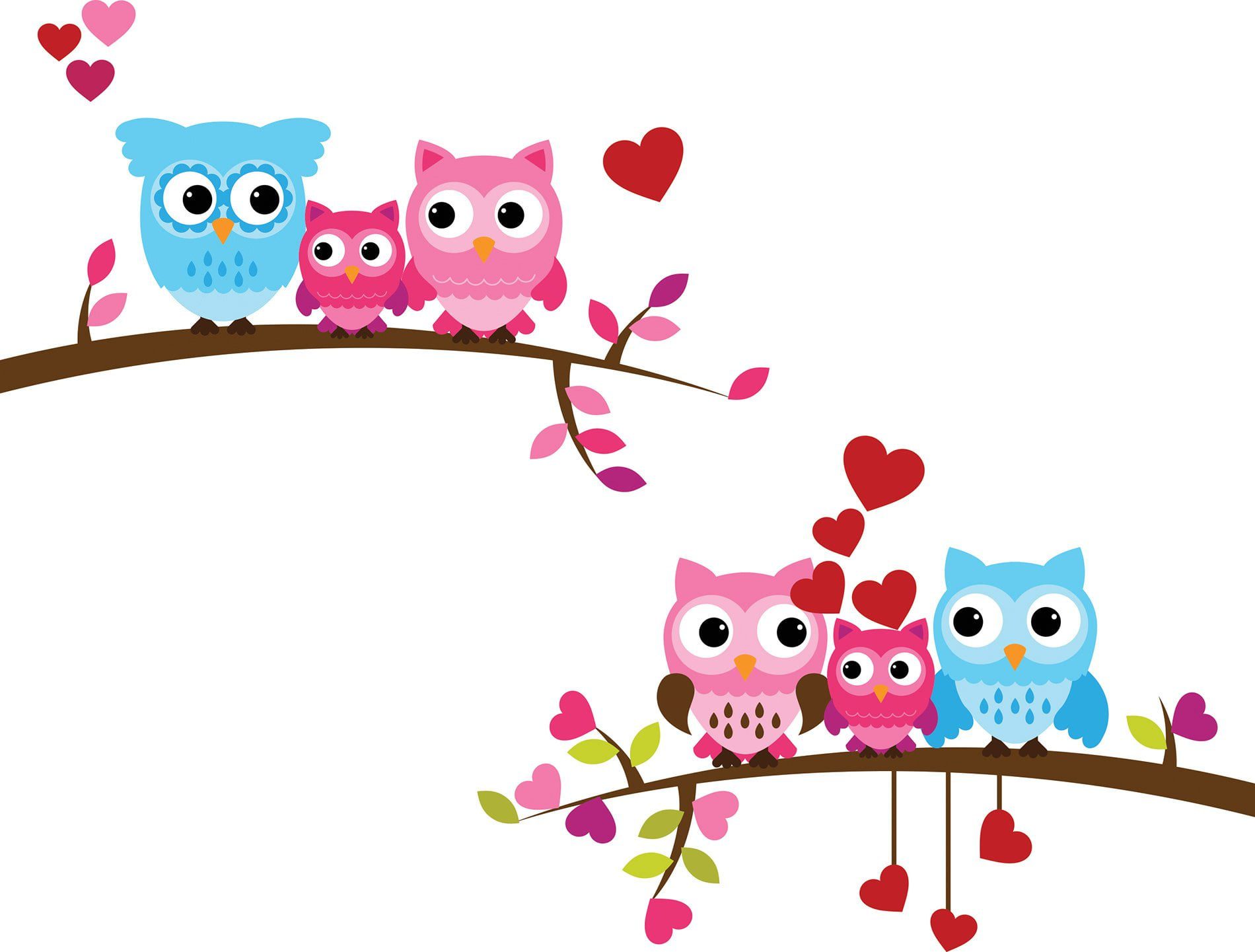 Adesivo de Parede Infantil Corujinha Baby