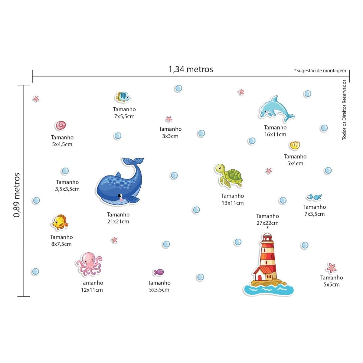 Adesivo de Parede Infantil