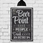 Placa Decorativa MDF Beer Point 30x40