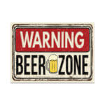 Placa Decorativa MDF Cerveja Beer Zone