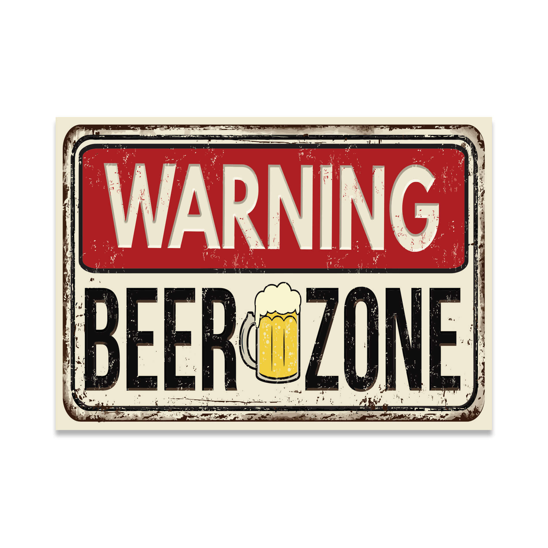Placa Decorativa MDF Cerveja Beer Zone