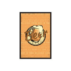 Placa Decorativa MDF Cerveja Best in Town