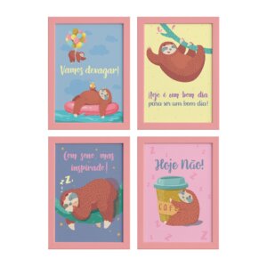 Quadros Bicho Preguiça Infantil