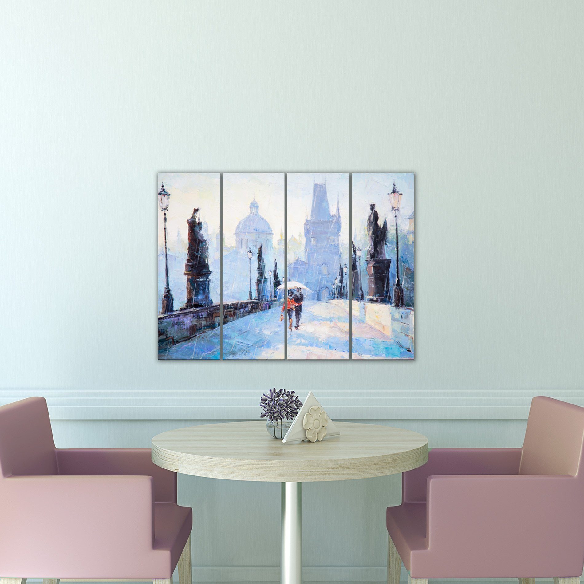 Placa Painel Decorativa em MDF Foto Casal Neve