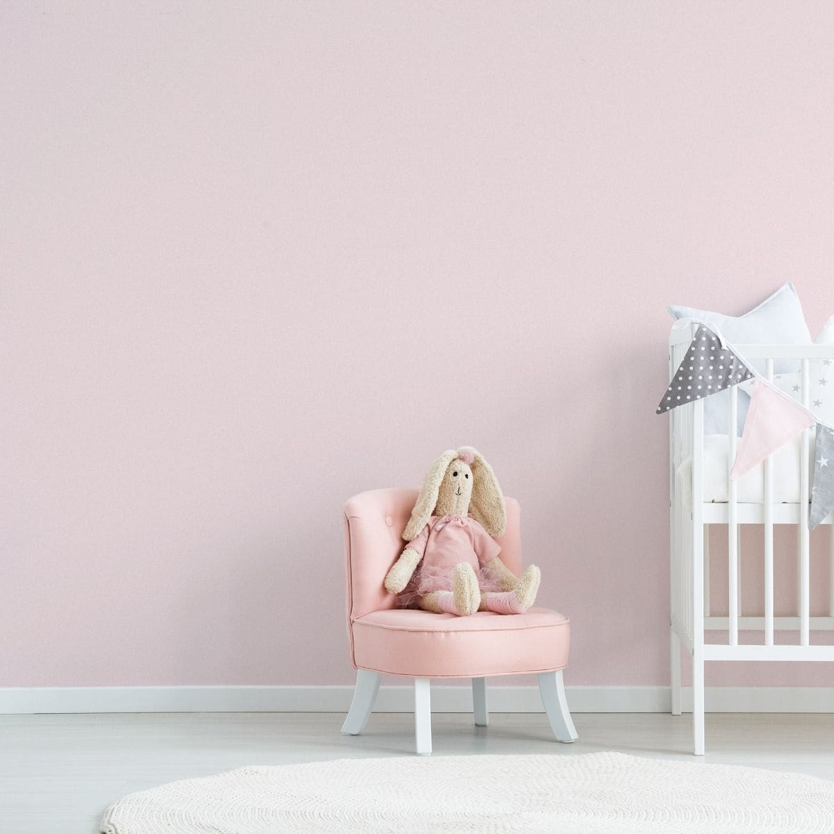 Papel de Parede Rosa Bebê Adesivo Envelopamento 100x60cm