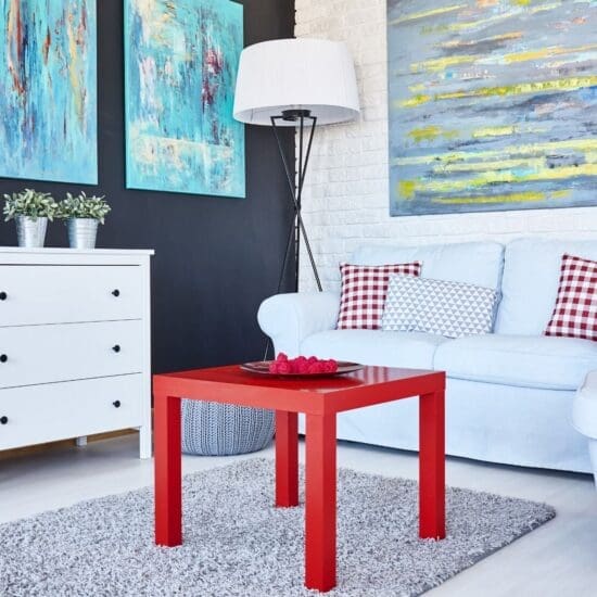 Papel de Parede Vermelho Adesivo Envelopamento 100x60cm