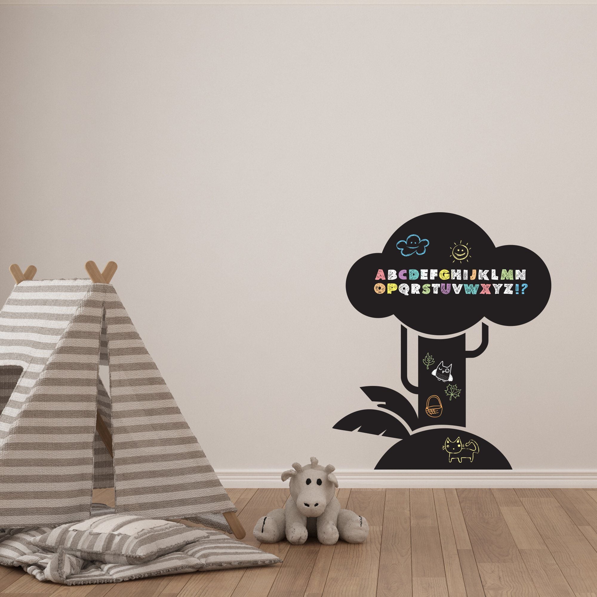 Adesivo de Parede Lousa Árvore Kids