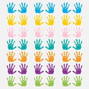 Adesivo de Parede Infantil Mãos Coloridas