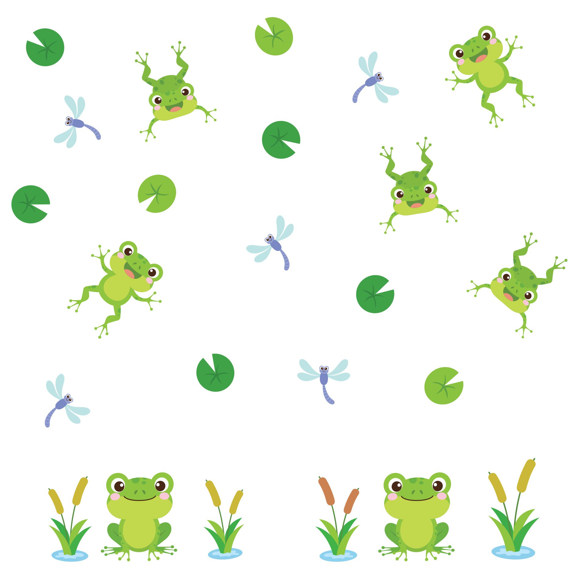 Adesivo de Parede Infantil Sapo Amigo