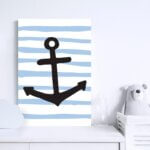 Placa Decorativa Ancora Oceano 30x40cm