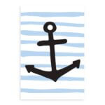 Placa Decorativa Ancora Oceano 20x30cm