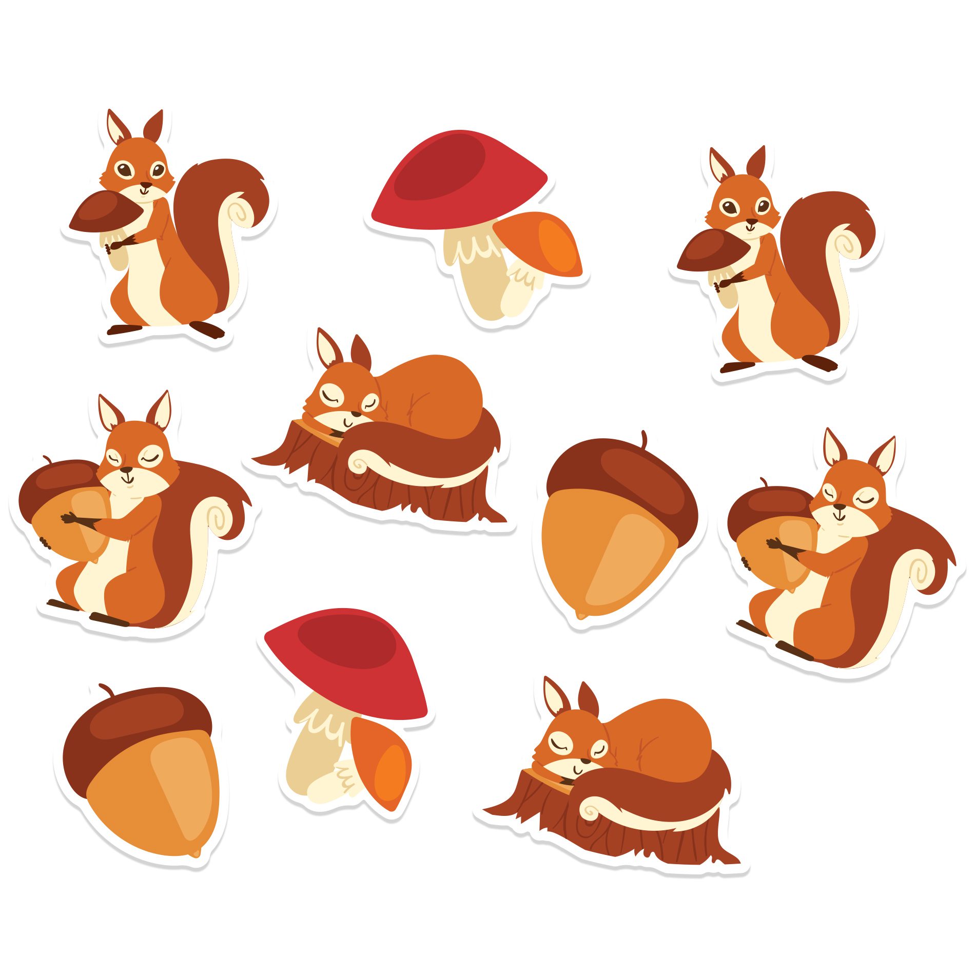 Adesivo para Piso de Banheiro Antiderrapante Esquilos