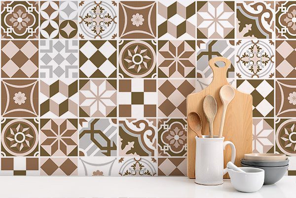 Adesivo de Azulejo Cozinha Geometrico