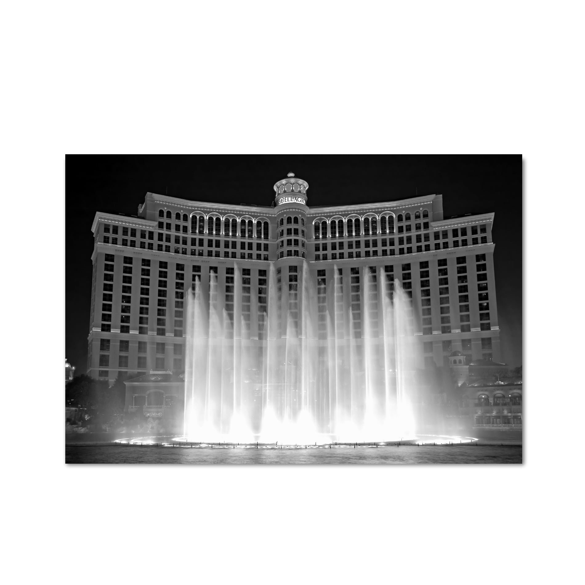 Placa Decorativa MDF Foto Bellagio Las Vegas