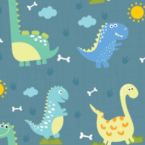 Papel de Parede Adesivo Dinossauro Baby Grande