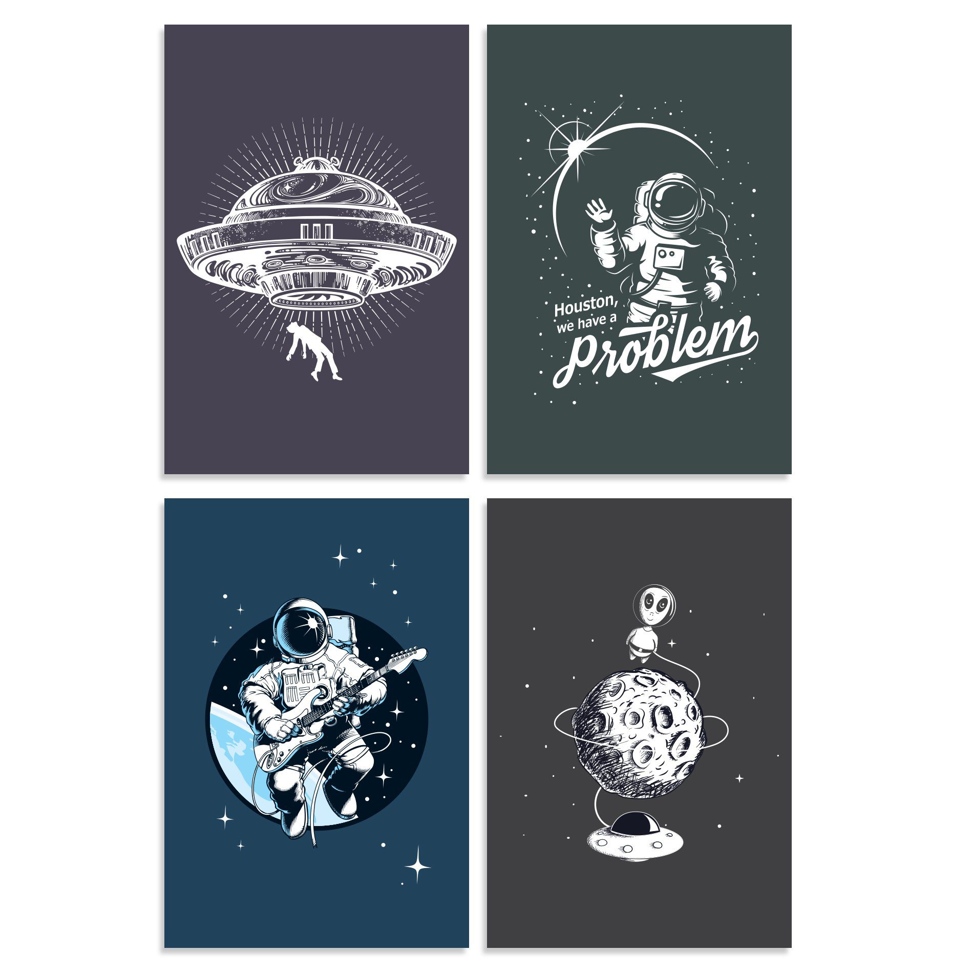 Placas Decorativas Espaço Sideral