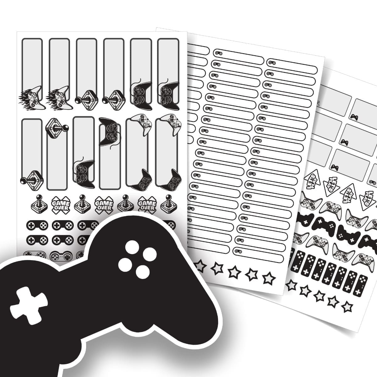 Etiquetas Personalizadas Escolares Video Game 164un