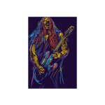 Placa Decorativa Música Guitarrista 02 20x30cm